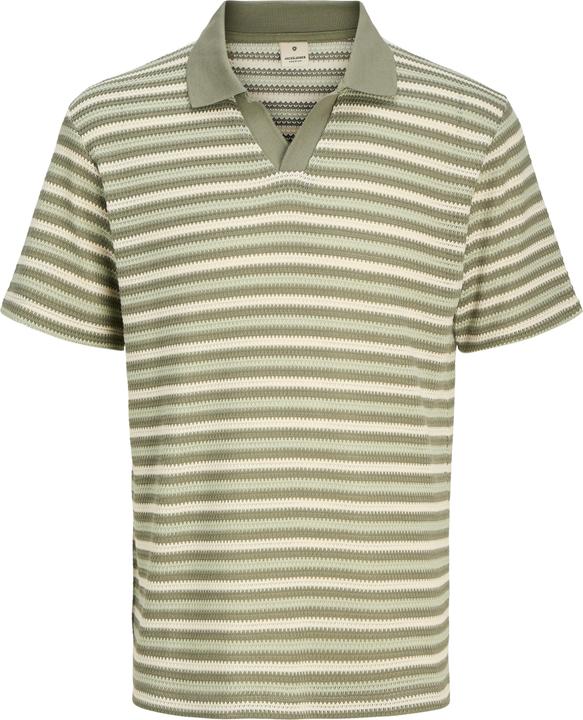 Jack & Jones Gestreift Fly-Away Kragen Poloshirt Poloshirt