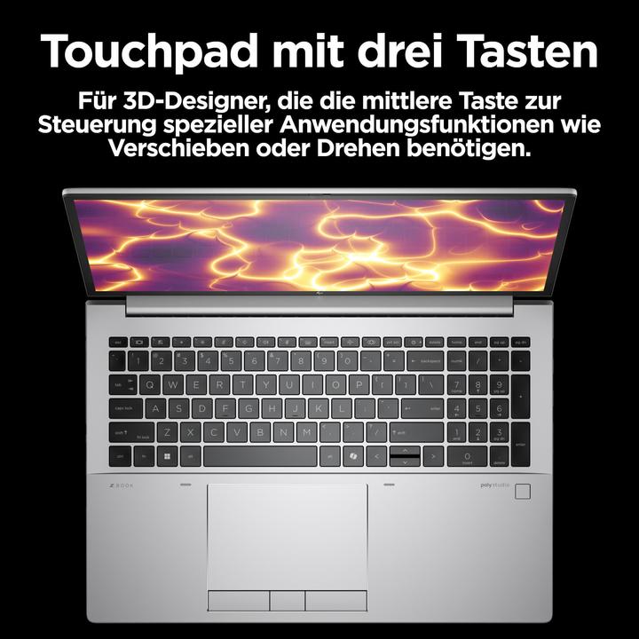 Actual product image HP ZBook Fury 16 G11 (16", Intel Core i9-14900HX, 64 GB, 2000 GB, DE)