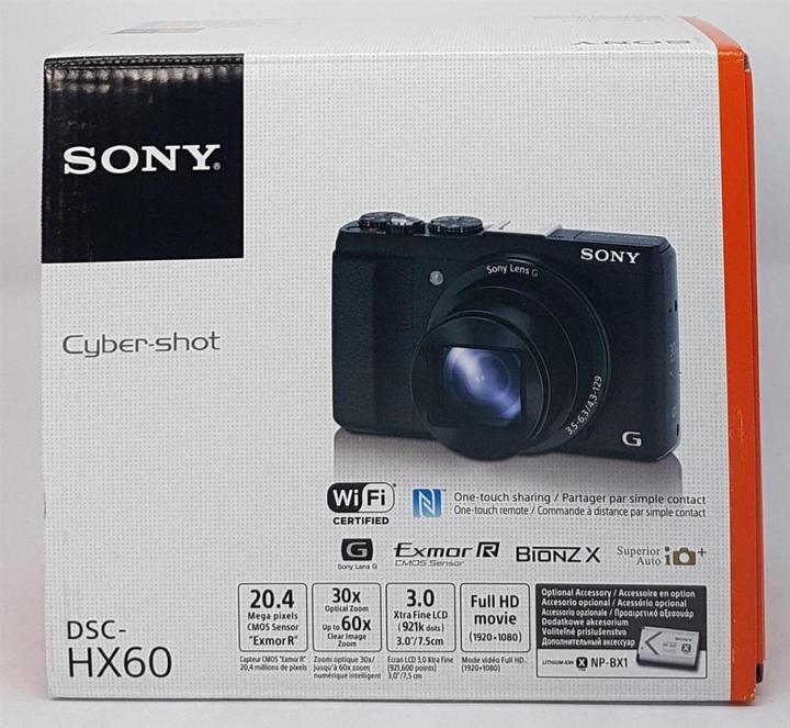 Actual product image Sony Dsc Hx60 (4.3 - 129 mm, 20.40 Mpx, 1/2,3'')