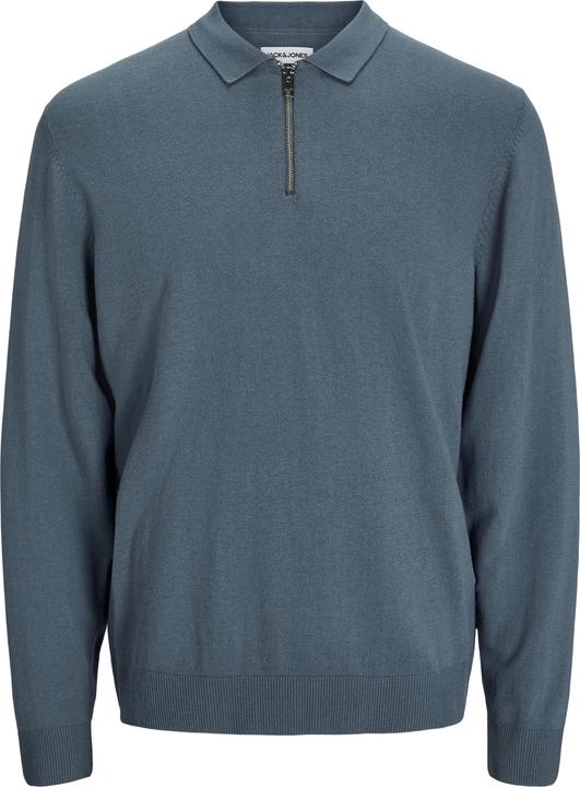 Jack & Jones Jjeemil Knit Polo Half Zip Ls Noos