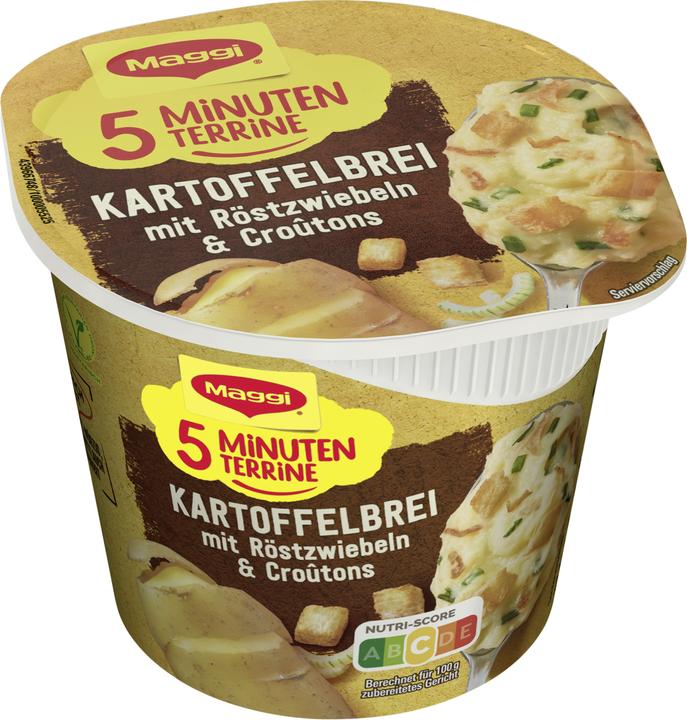 Image du produit Maggi 5 MINUTES TERRINE Purée de pommes de terre Oignons frits (56 g)