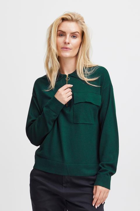 Actual product image Pulz Jeans PZSARA Polo Sweater - 50207205 (L)
