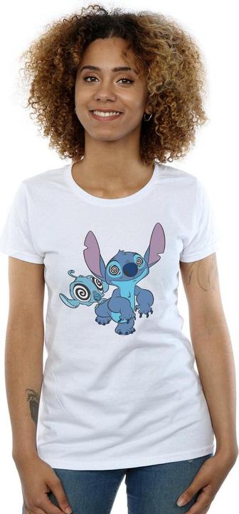 Actual product image Disney Womens/Ladies Lilo And Stitch Hypnotized Cotton T-Shirt (XXL)
