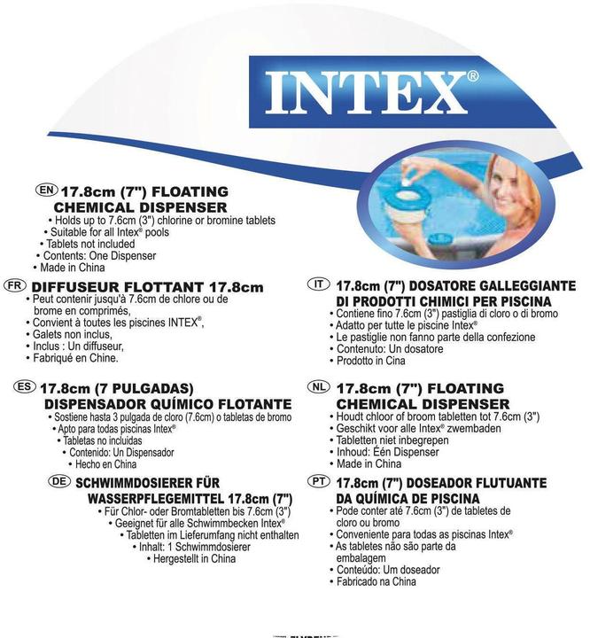 Image du produit Intex Flotteur doseur