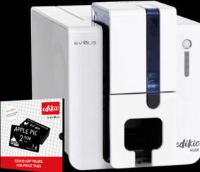 Actual product image Evolis Edikio Flex Price Tag Sol. 100 long Cards black cards - Printer - Coloured (300 dpi)