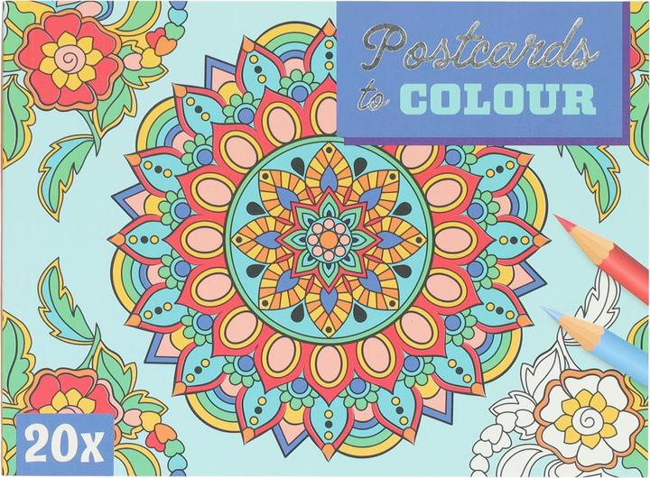 Image du produit Wins Holland Cartes postales à colorier d'animaux (20 pcs)