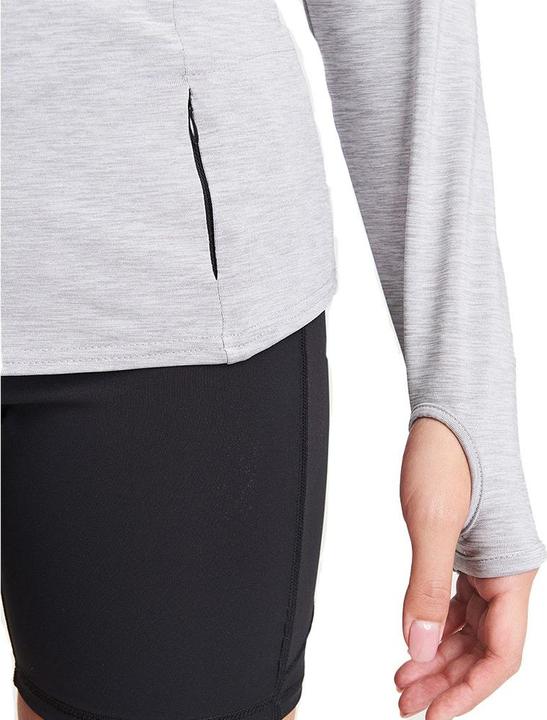 Immagine prodotto Awdis Maglietta di Base Mezza Cerniera Manica Lunga Donna (40 D)
