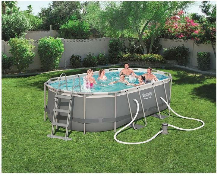 Produktbild Bestway Power Steel Oval Set (424 x 250 x 100 cm)
