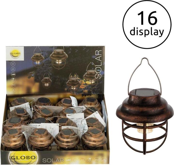 Image du produit Globo Lampe Solaire Métal Rouille, 1xled (IP44)