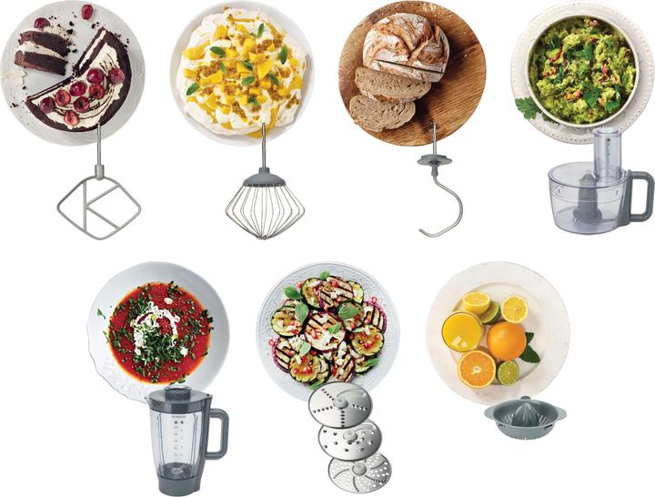 Actual product image Kenwood KHC29. food processor Stainless steel, White (1000 W)