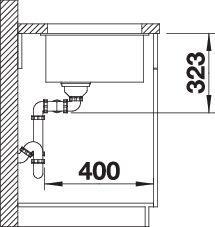 Produktbild Blanco Subline 350 350-U (Unterbauspüle, 46 cm, 75.50 cm)