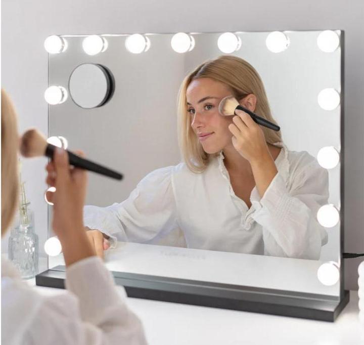 Image du produit TOP Miroir de courtoisie XL noir (58 x 46 x 12 cm)