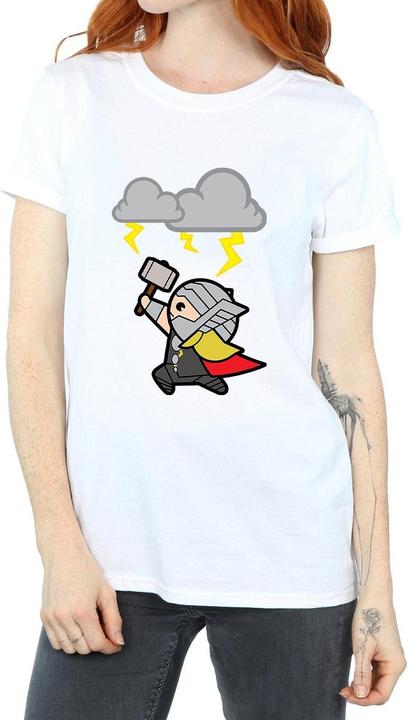 Immagine prodotto Kawaii Thor God Of Thunder Maglietta Ampia Donna (XL)