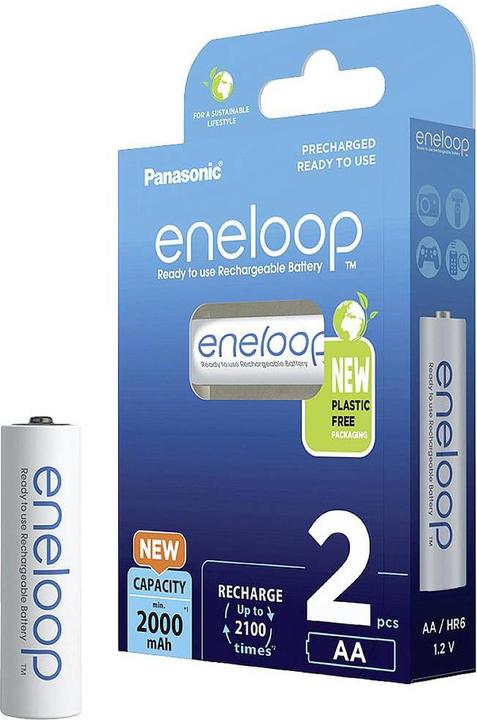 Produktbild Panasonic eneloop (2 Stk., AA, 1900 mAh)