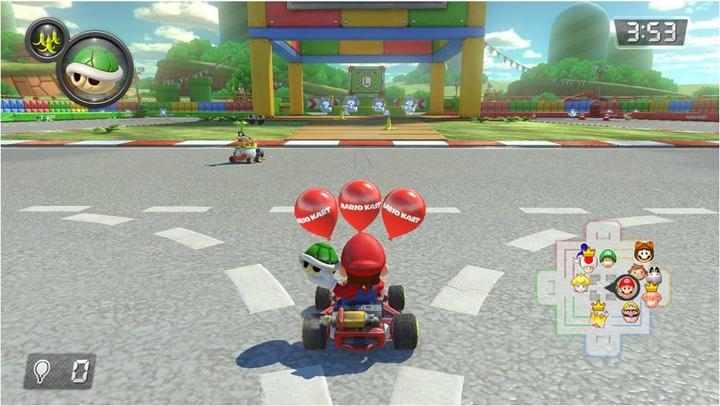 Actual product image Nintendo Mario Kart 8 Deluxe (Switch, DE)