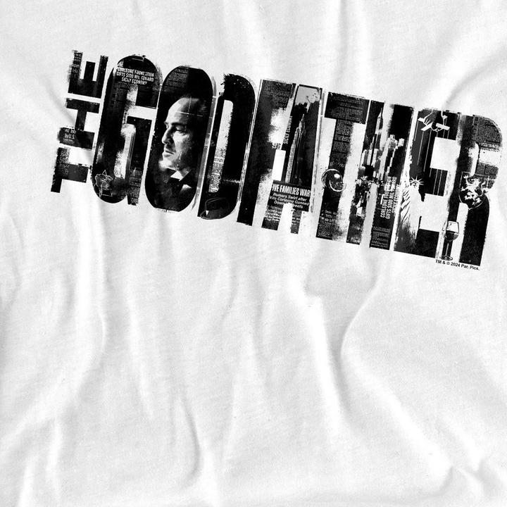 Immagine prodotto The Godfather Maglietta Logo del Giornale Adulto Unisex (S)
