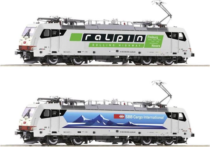 Roco 70733 H0 Locomotive électrique 186 906-4 de la SBB/Ralpin (Voie VI)