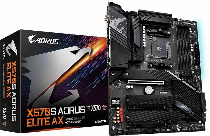Immagine prodotto Gigabyte MB X570S AORUS ELITE AX X570,AM4AMD (AM4, AMD X570S, ATX)
