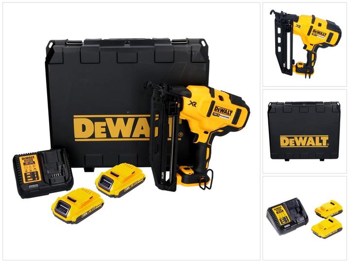 DeWalt NAILER 18V 16Ga 32-63mm 2 x 2.0Ah LI-ION BRUSHLES DCN660D2