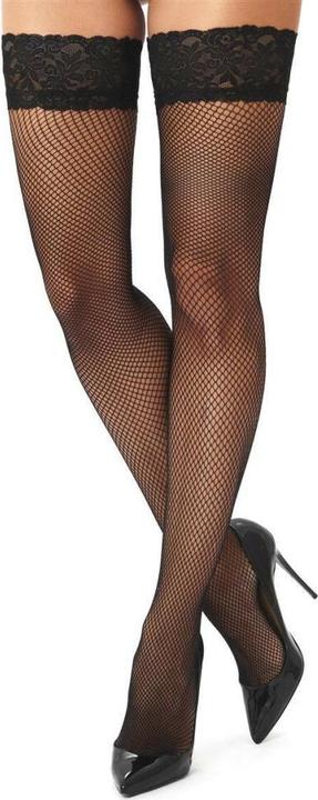 Actual product image Kotek KO H004 fishnet hold ups black S/M (S/M)