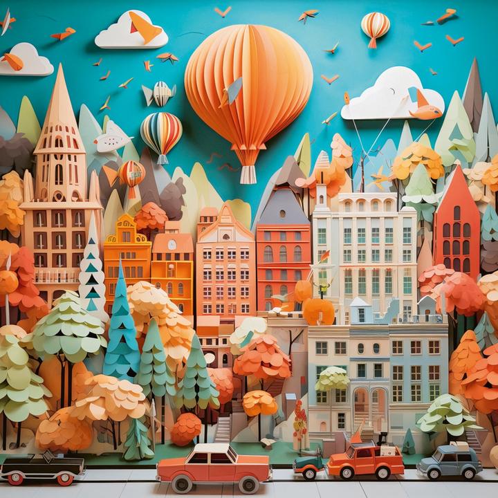 Actual product image Heye Townscape Square 1000 parts (1000 pieces)