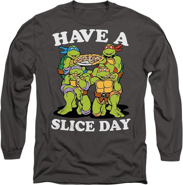 Actual product image Teenage Mutant NT Unisex Adult Have A Slice Day T-Shirt (XXL)