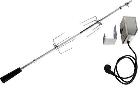 Allgrill Set di girarrosto con motore per barbecue a gas CHEF XL + ULTRA