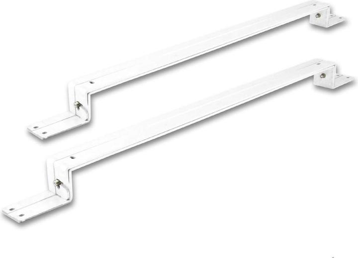 Actual product image Isoled Mounting bracket 2 pcs. for LED panel 625x625, white RAL 9016