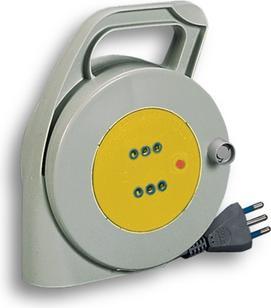 Produktbild Fanton Garanti 01203-G 2AC Steckdose(n) 10m Grau, Gelb Verlängerungen und Mehrfachsteckdosen (10 m, CEE 7/3)