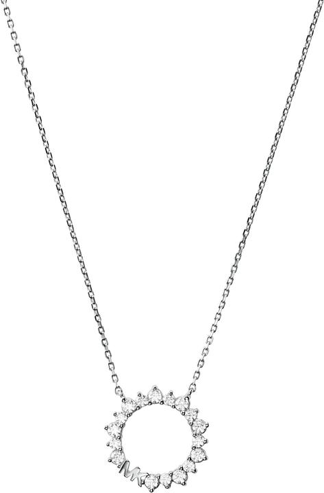 Actual product image Michael Kors Pavé logo (93% sterling silver, 7% CZ)