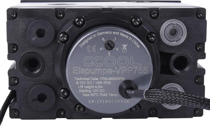 Immagine prodotto Alphacool Ghiacciaia - Singola Laing D5 con pompa del ghiaccio VPP755