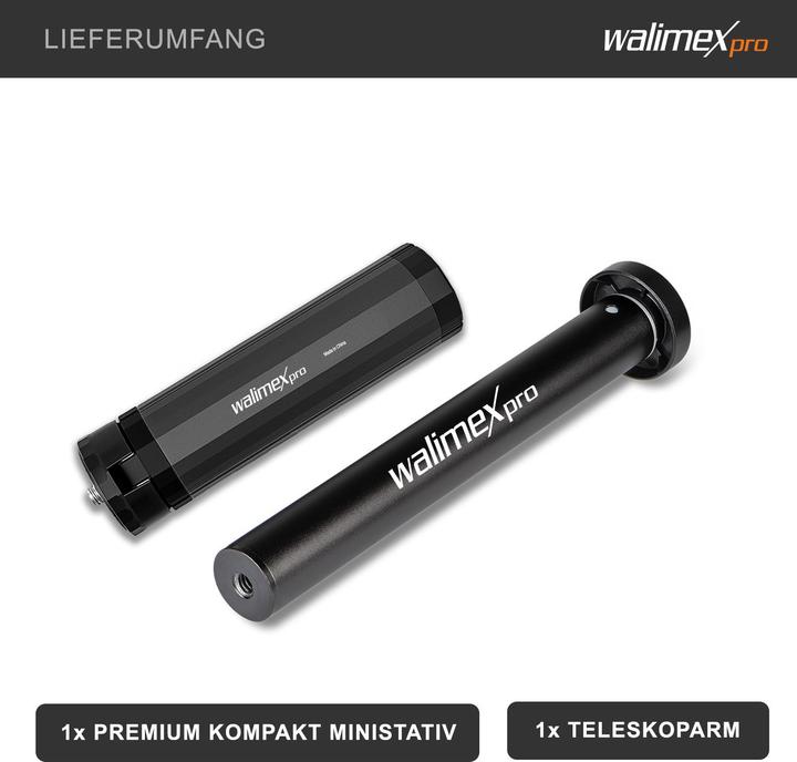 Produktbild Walimex pro Ministativ XL 2in1 (Metall)