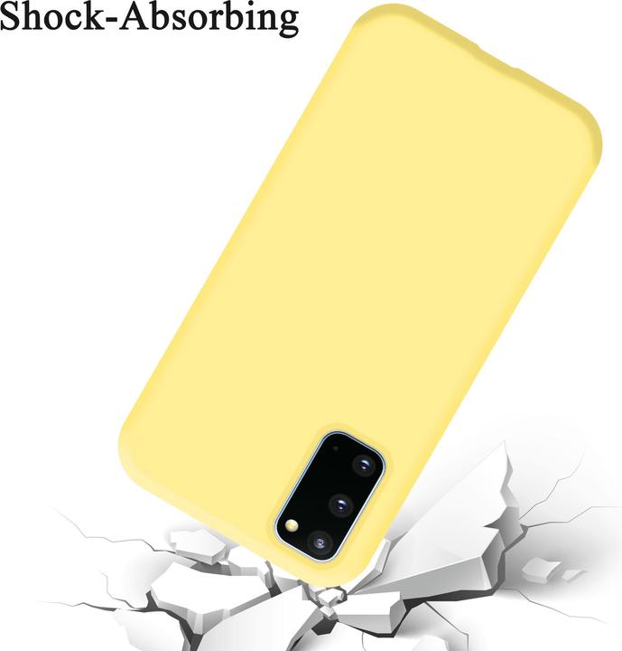 Actual product image Cadorabo TPU Liquid Silicone Case Cover (Samsung Galaxy S20+)