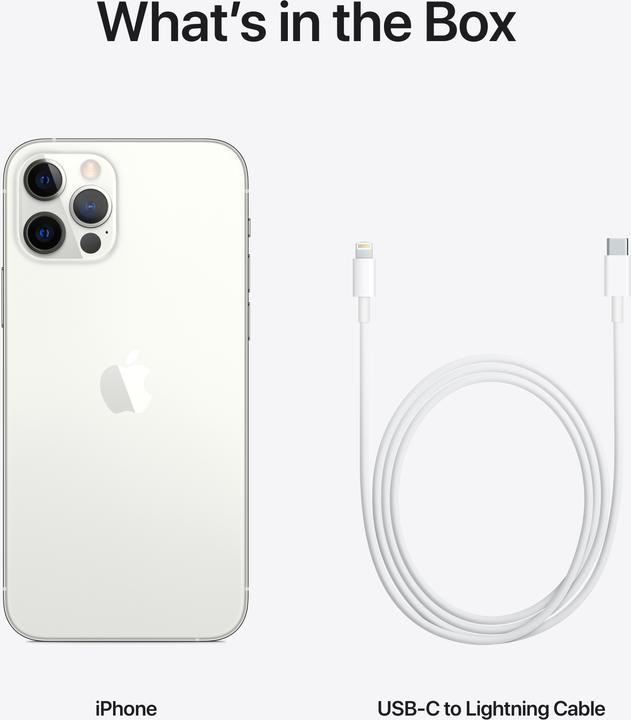Actual product image Apple iPhone 12 Pro (512 GB, Silver, 6.10", SIM + eSIM, 12 Mpx, 5G)