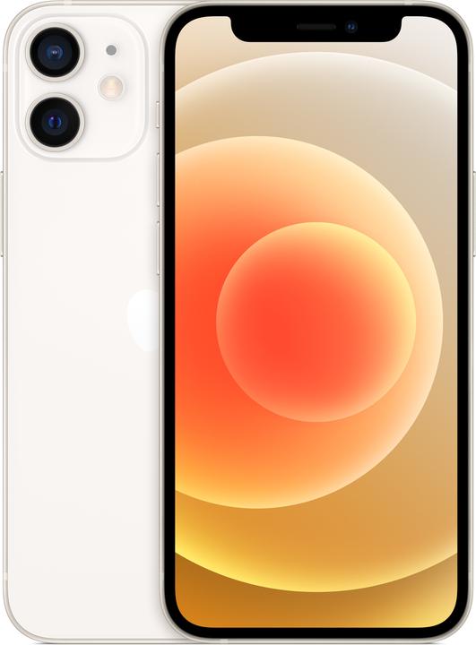 Apple iPhone 12 mini (128 GB, White, 5.40", SIM + eSIM, 12 Mpx, 5G)