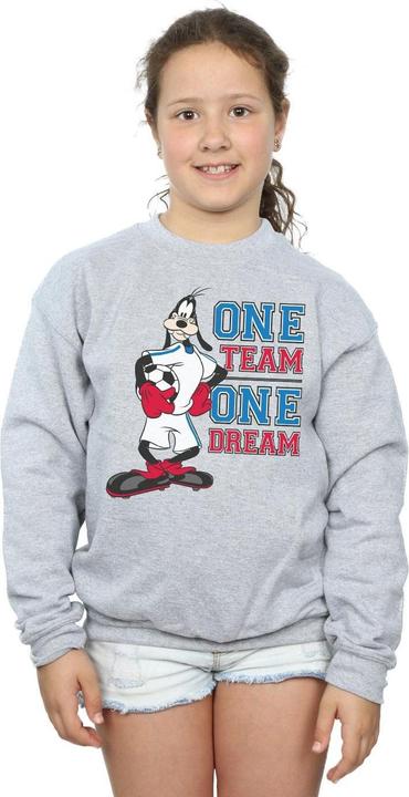 Immagine prodotto Disney Goofy One Team One Dream Felpa Ragazze (128)