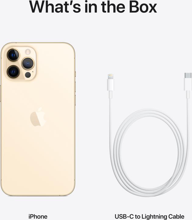 Image du produit Apple iPhone 12 Pro Max (256 Go, Or, 6.70", SIM + eSIM, 12 Mpx, 5G)