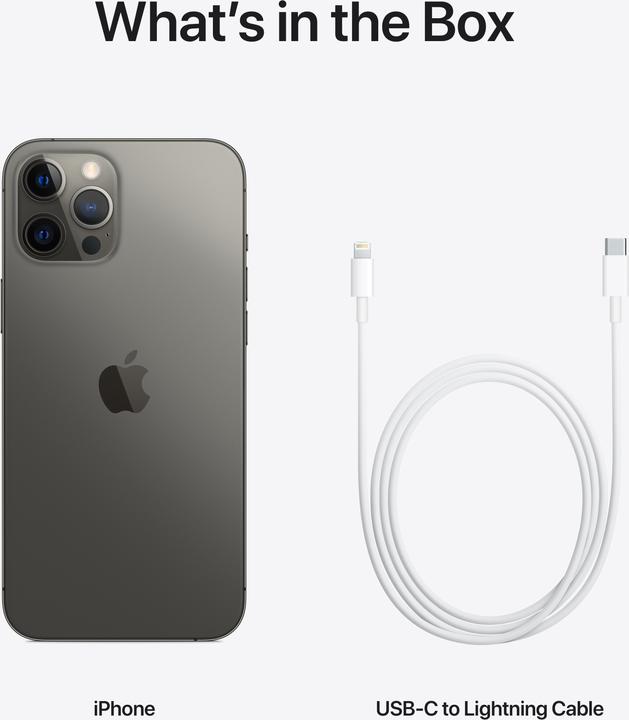 Productafbeelding Apple iPhone 12 Pro Max (256 GB, Grafiet, 6.70", SIM + eSIM, 12 Mpx, 5G)