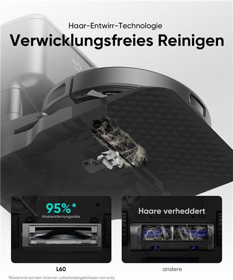 Actual product image eufy L60 Hybrid SES EU version (Vacuum mopping robot)