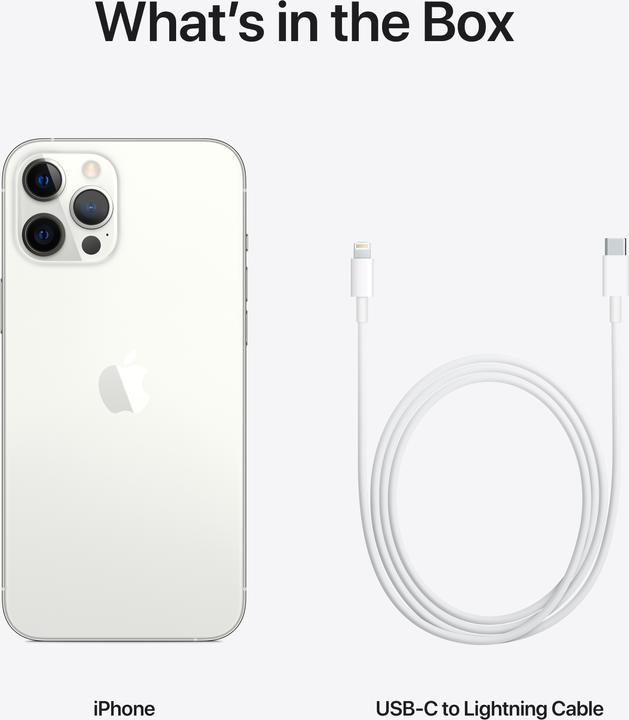 Actual product image Apple iPhone 12 Pro Max (128 GB, Silver, 6.70", SIM + eSIM, 12 Mpx, 5G)