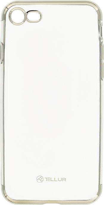 Tellur Cover in silicone placcata per iPhone 8 argento (Apple iPhone 8)