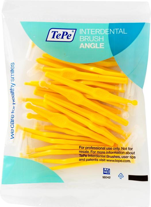Actual product image TePe Angle interdental brush MULTIPACK yellow (25 x, 4 mm)