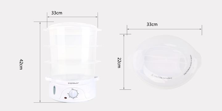 Actual product image Aigostar Fitfoodie 30Cfo - 800W vaporizer