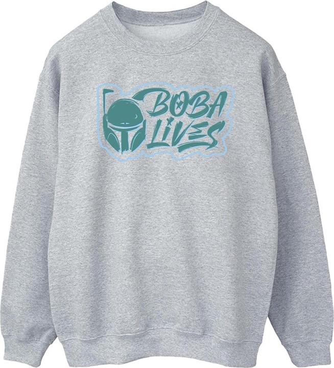Immagine prodotto Star Wars The Book Of Boba Fett Lives Chest Felpa Uomo (M)