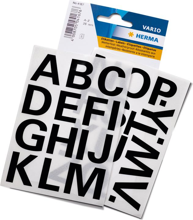 Produktbild HERMA Buchstaben Etiketten