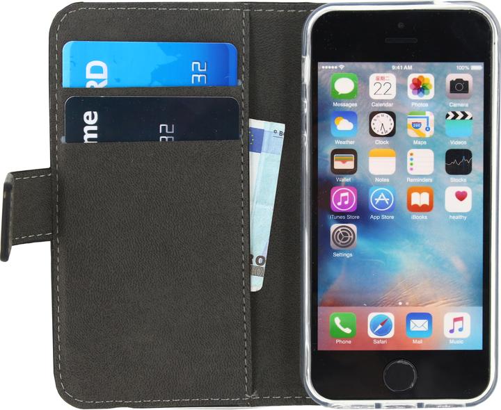 Image du produit Mobilizera Mobilize MOB-22645, Etui portefeuille, Apple, iPhone 5 / 5s / SE, 10.2 cm (4"), Noir (Apple iPhone 5, Apple iPhone 5s, Apple iPhone SE)