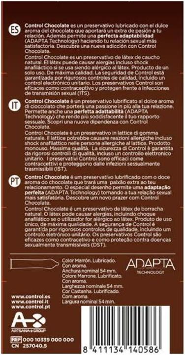 Image du produit Control Adapta Condoms Au Chocolat 12 Unités (12 pcs)