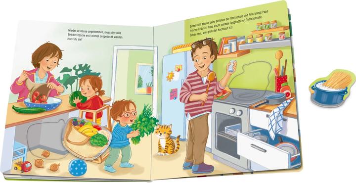 Productafbeelding Ravensburger Mijn grote puzzel draaiboek: Dit is wat we vandaag eten (Duits)