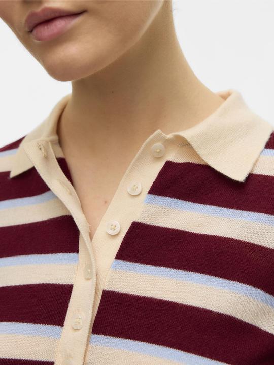 Actual product image Vero Moda AWSIKITA Gestricktes Poloshirt Polo (S)