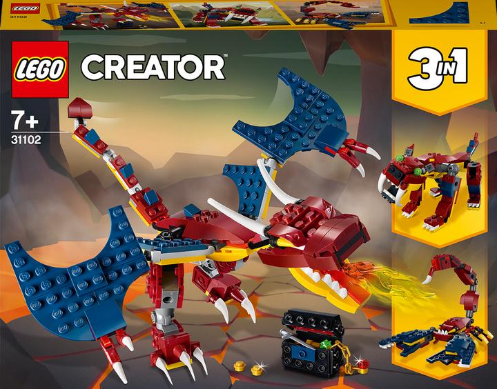 Actual product image LEGO Fire Dragon (31102, LEGO Creator 3-in-1)